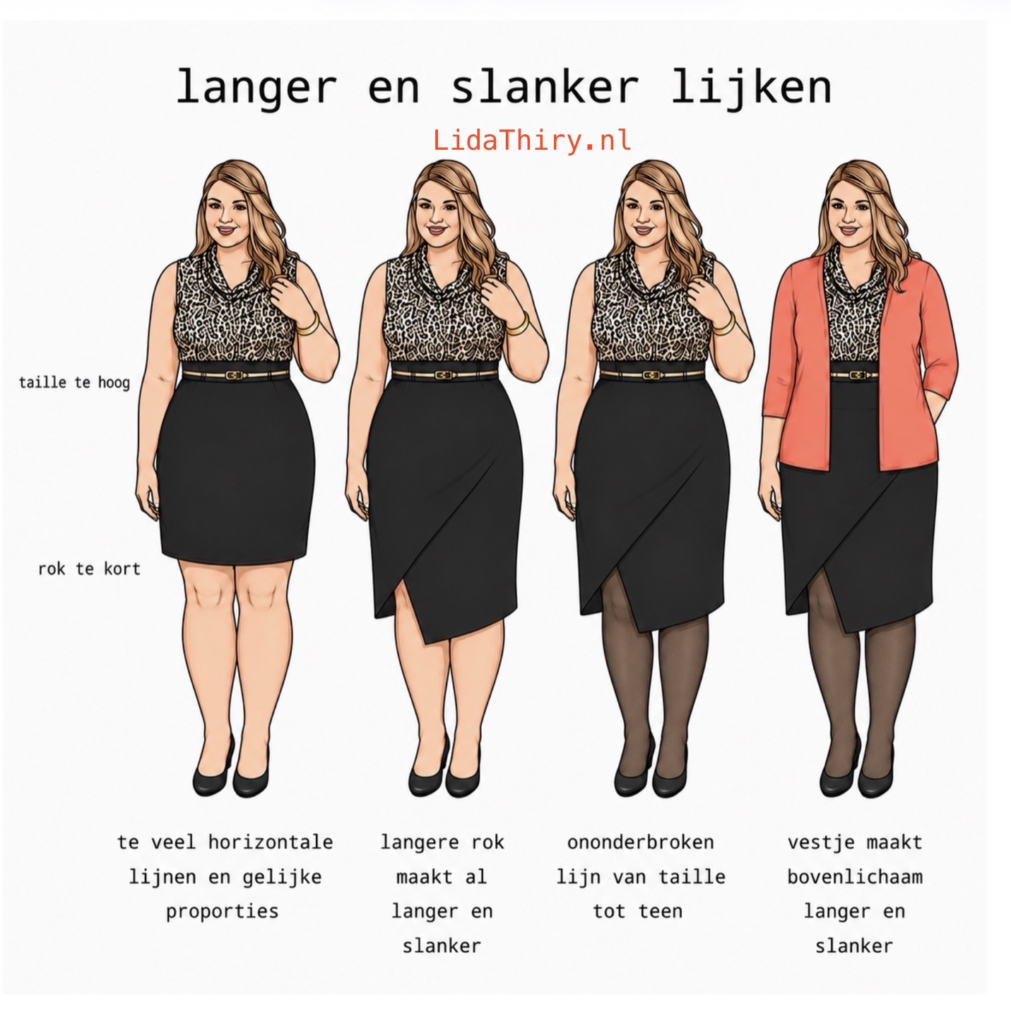 Een megatruc om slanker te lijken - zonder af te vallen