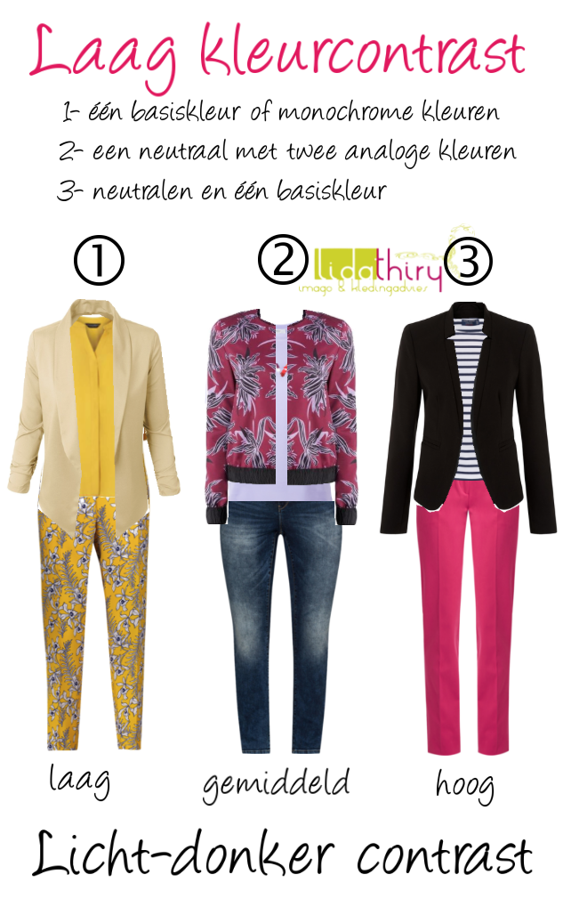 Zo hoog kan het contrastniveau in je outfit zijn (1)-www.lidathiry.nl Er nog beter uitzien met de goede contrastniveaus