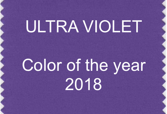 Ultra Violet is dé kleur van het jaar 2018