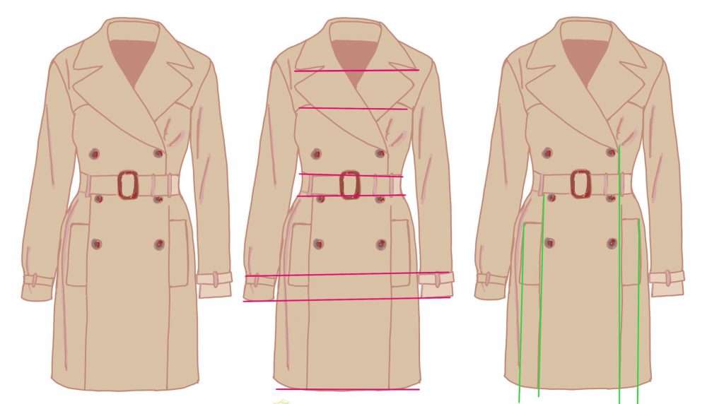 Een horizontale lijn heeft meer impact – lijnen in kleding (4)