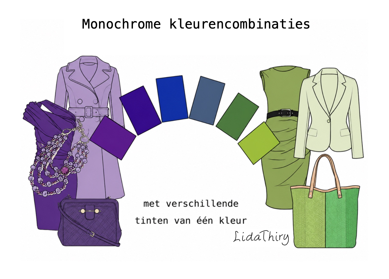 Monochrome, analoge en complementaire kleurencombinaties (2)